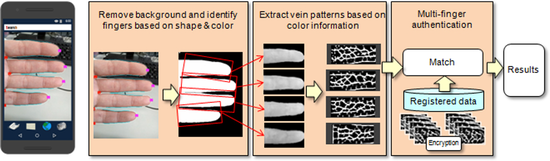 Fingervein Detection